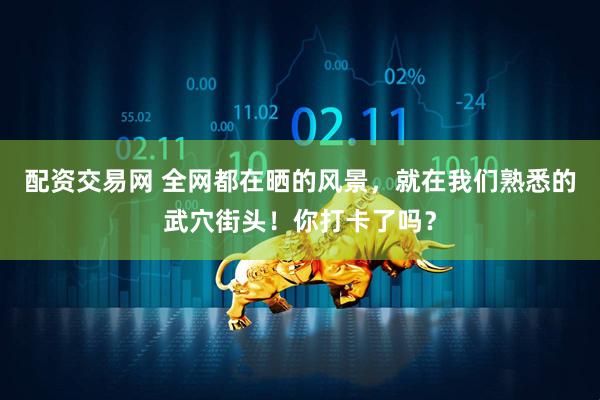 配资交易网 全网都在晒的风景，就在我们熟悉的武穴街头！你打卡了吗？